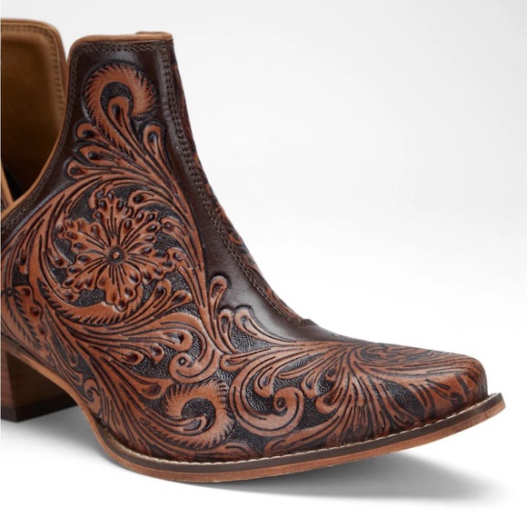 Loyal West x Myra Handtooled Booties - Picture 4 of 5
